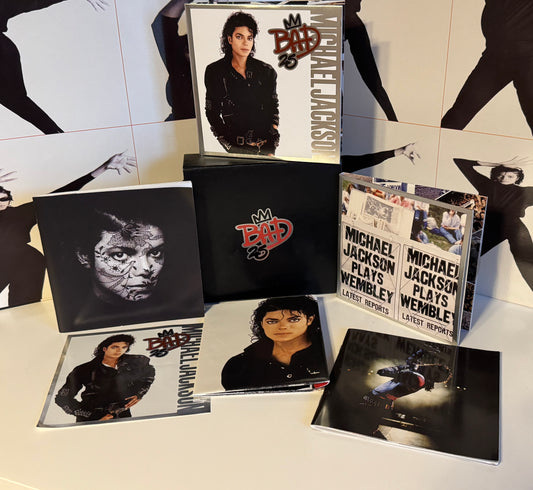 Michael Jackson BAD 25 Coffret Deluxe Box 3 CD + DVD Wembley