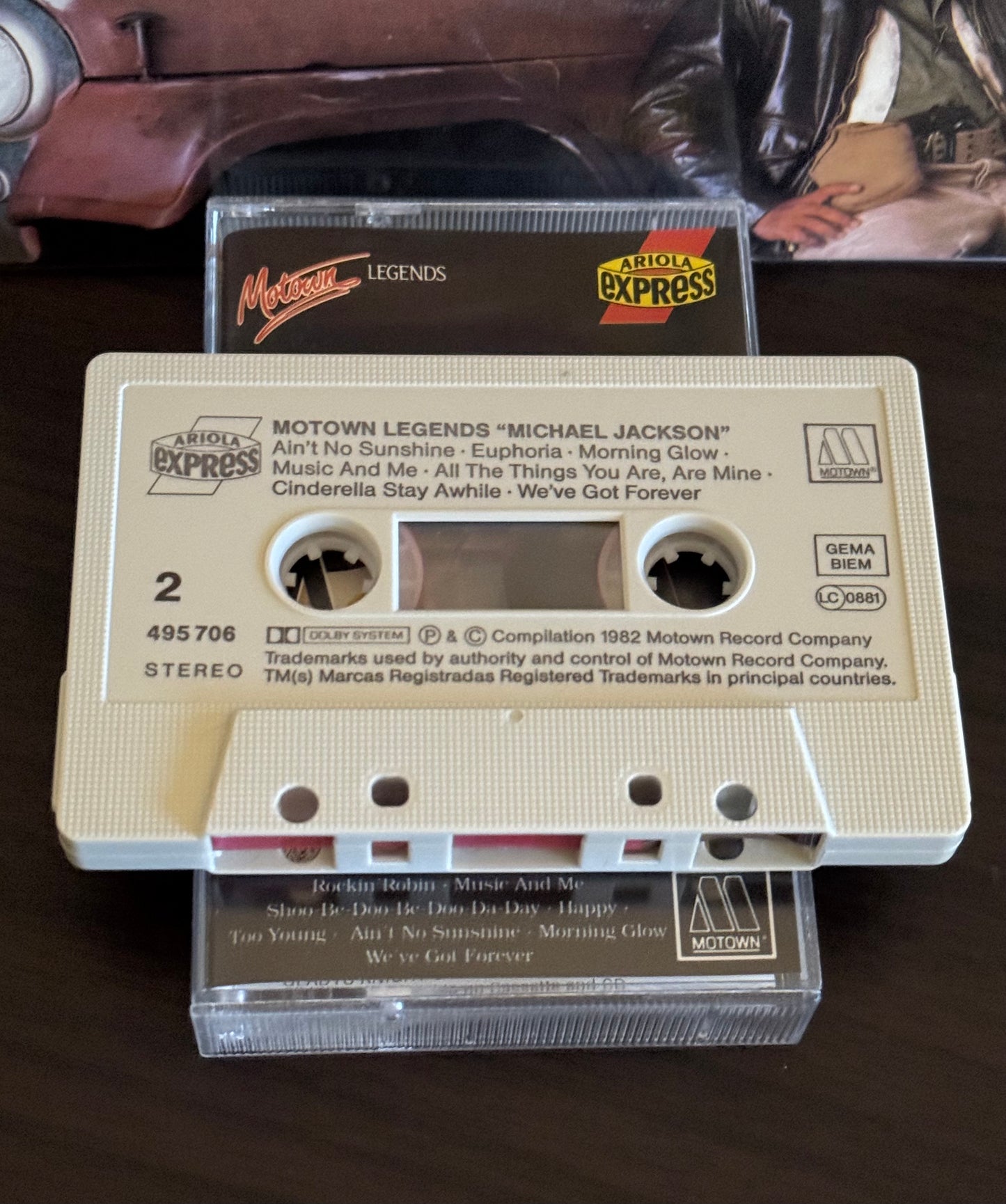 Michael Jackson K7 Motown Legends cassette audio 1982
