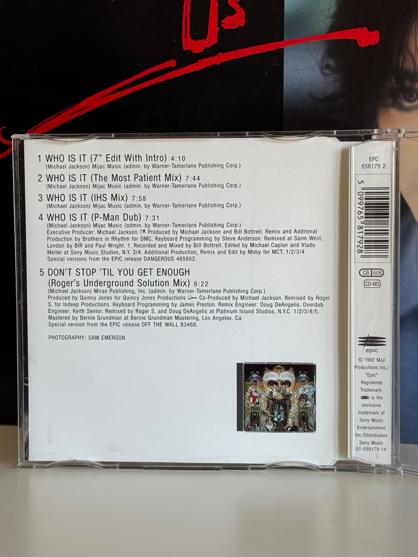 Michael Jackson Maxi CD Single Who Is It 1992