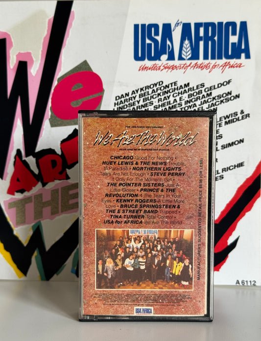 Michael Jackson K7 We Are The World USA for Africa Cassette audio 1985