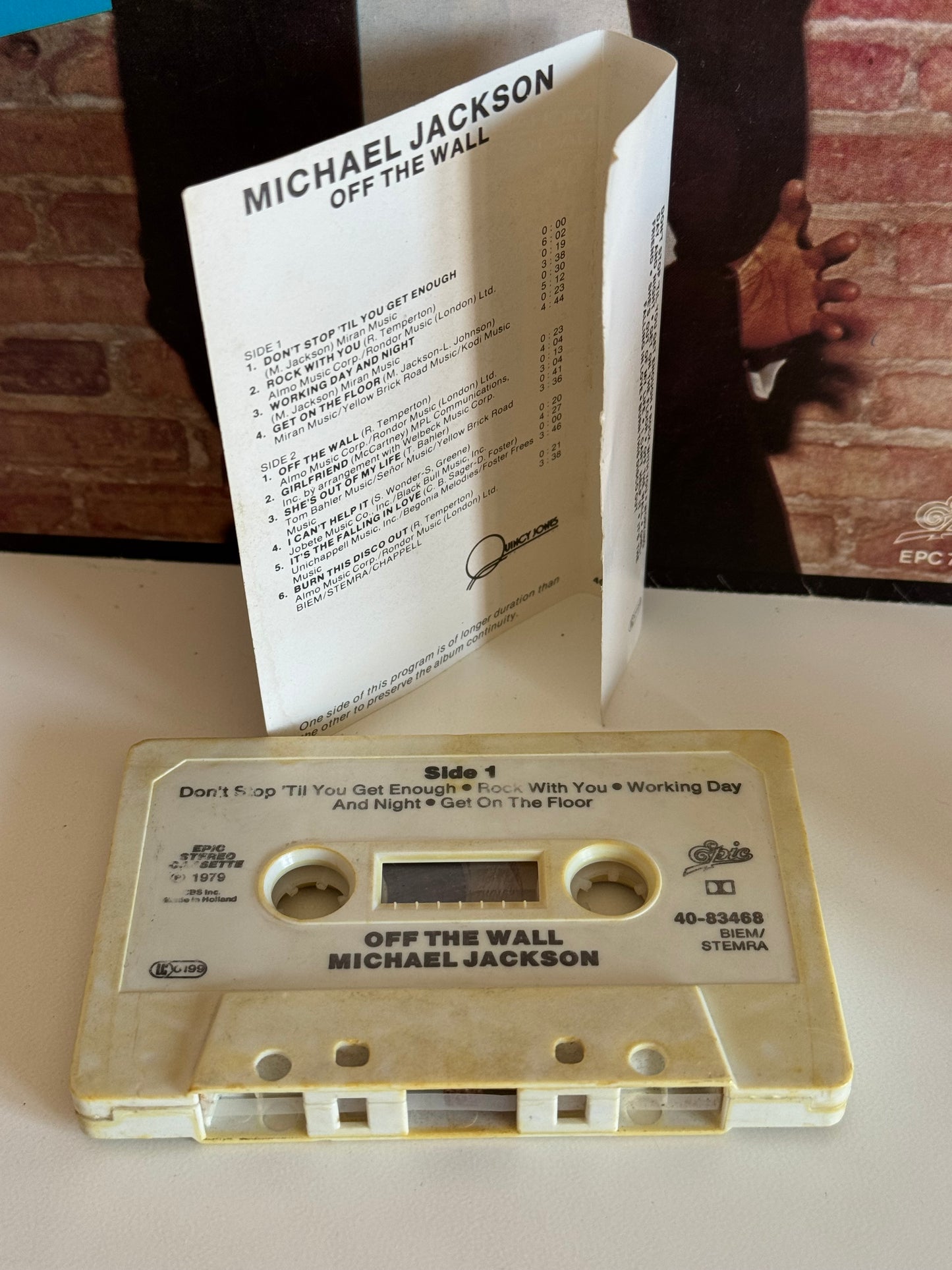 Michael Jackson K7 Off The Wall cassette audio 1979