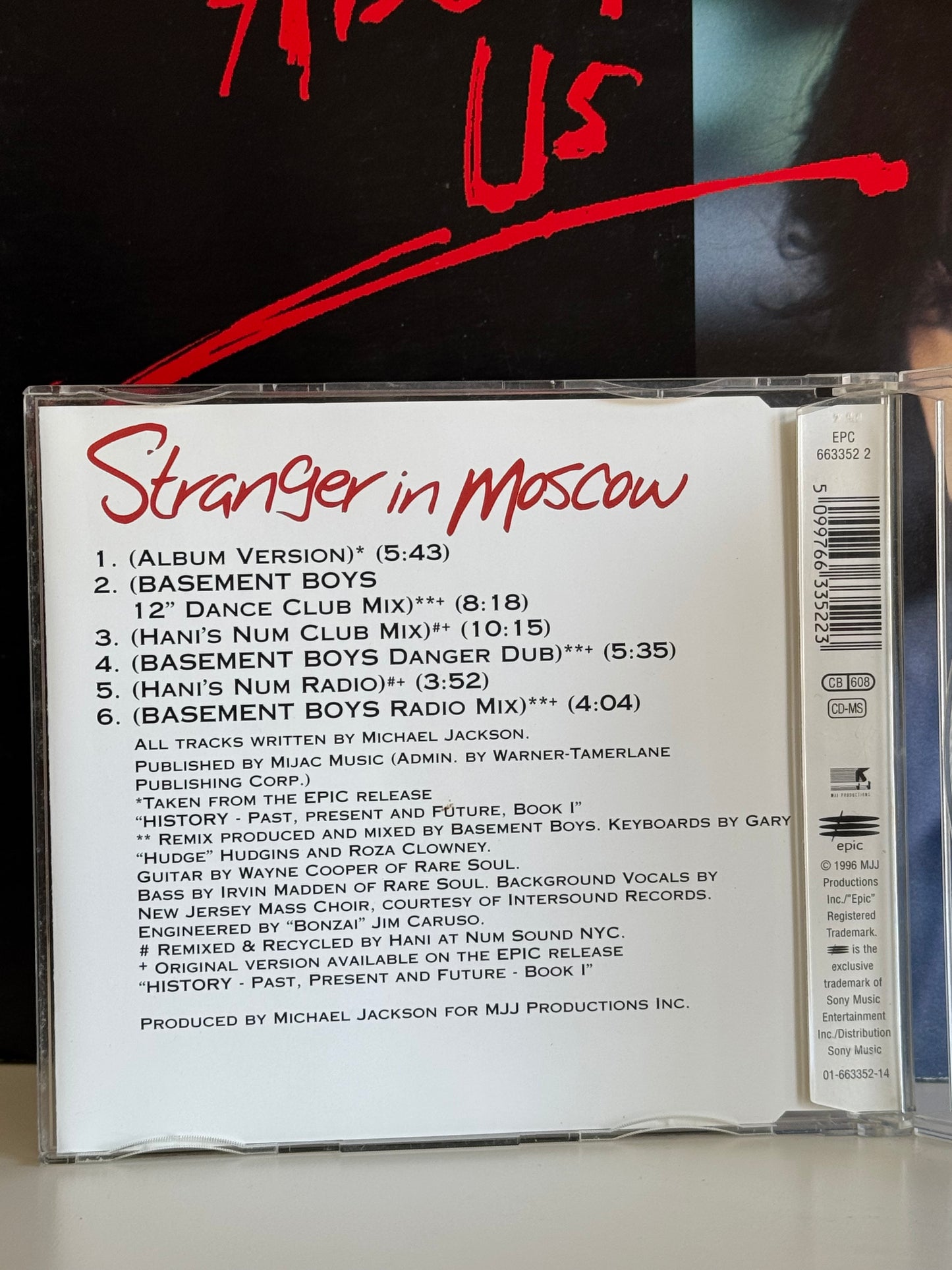 Michael Jackson CD Single Stranger in Moscow Part 1