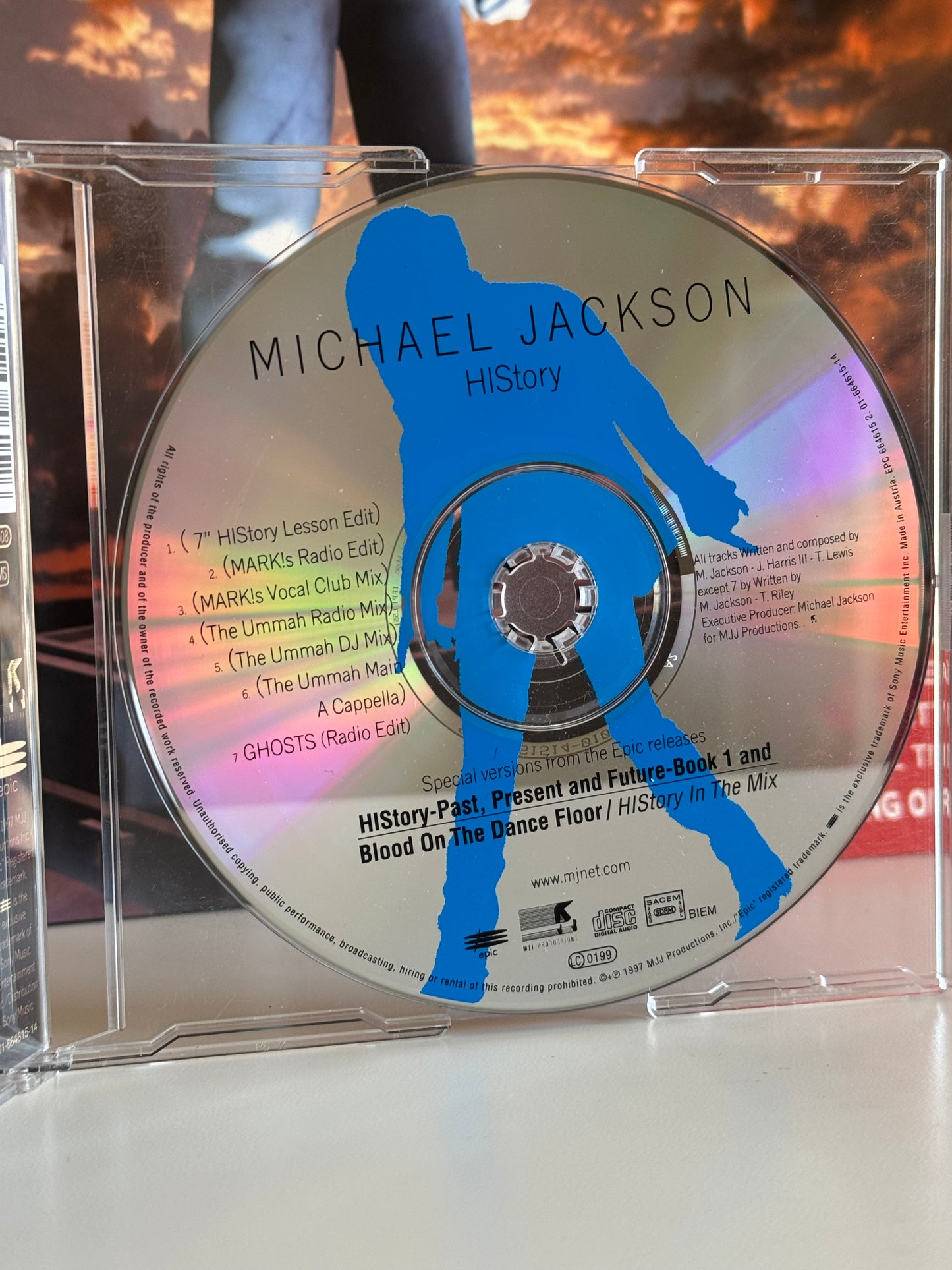 Michael Jackson CD Maxi Single HiStory / Ghosts 1997