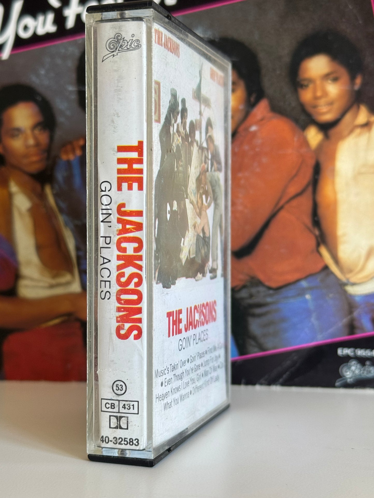 The Jacksons K7 Goin Places cassette audio 1977