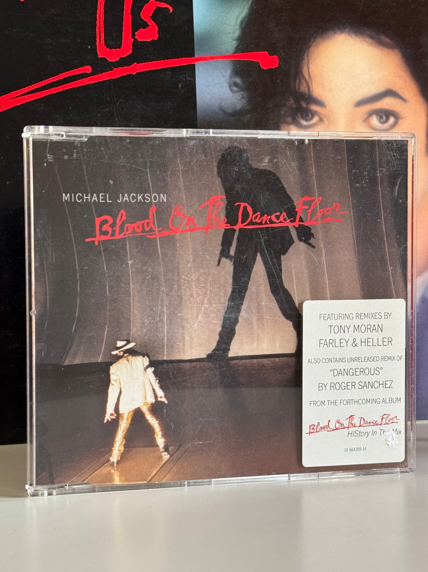 Michael Jackson Pack Blood on the dance floor 2 CD Single UK Red