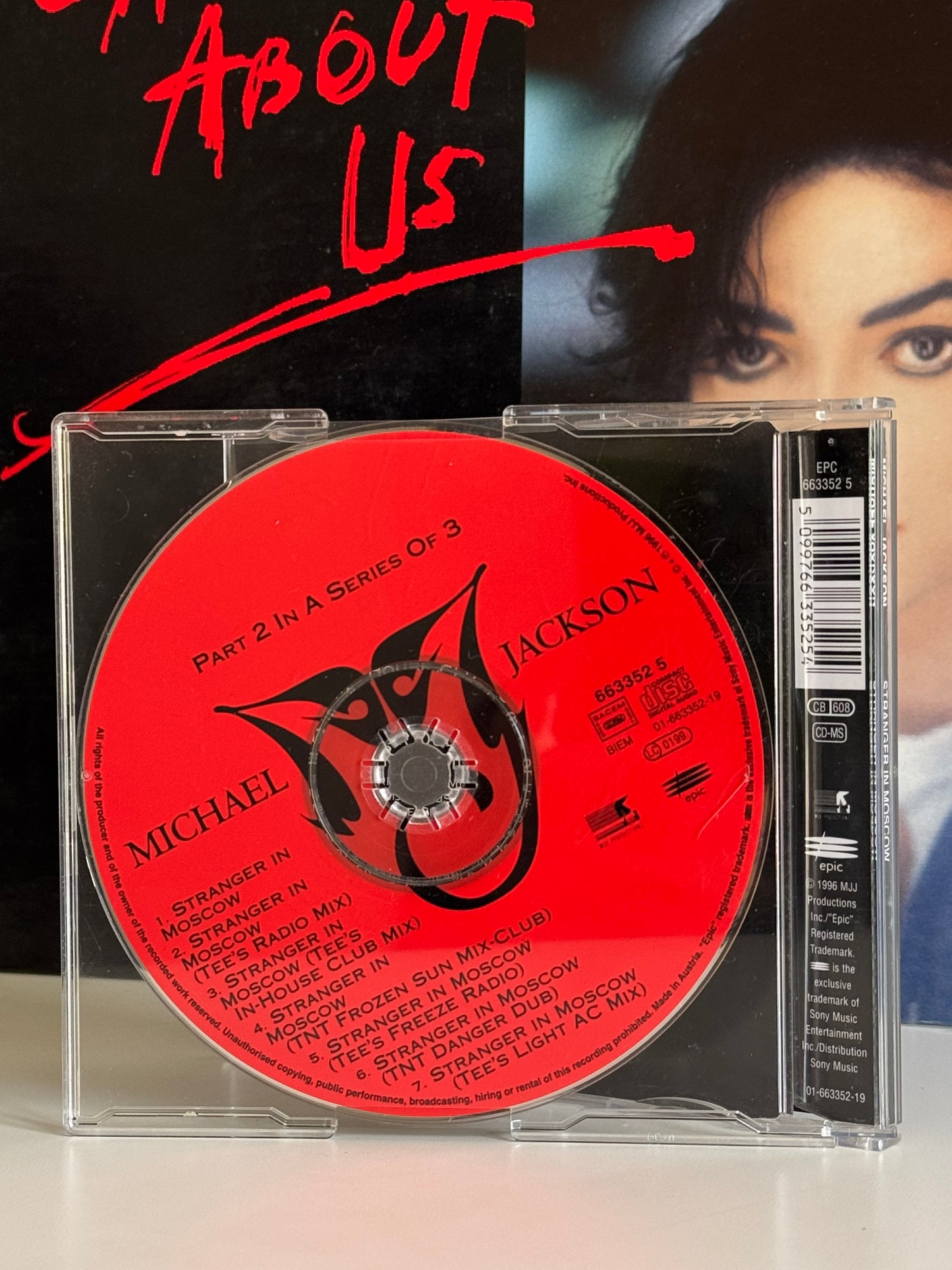 Michael Jackson CD Single Stranger in Moscow Part 2 The Todd Terry Remixes