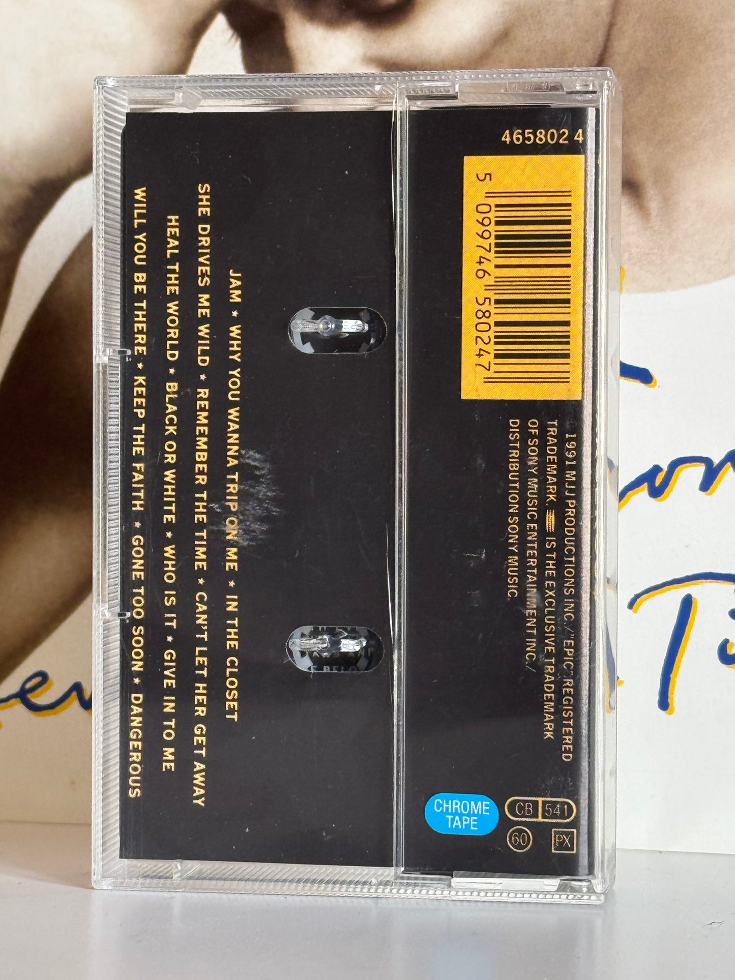 Michael Jackson K7 Dangerous cassette audio 1991