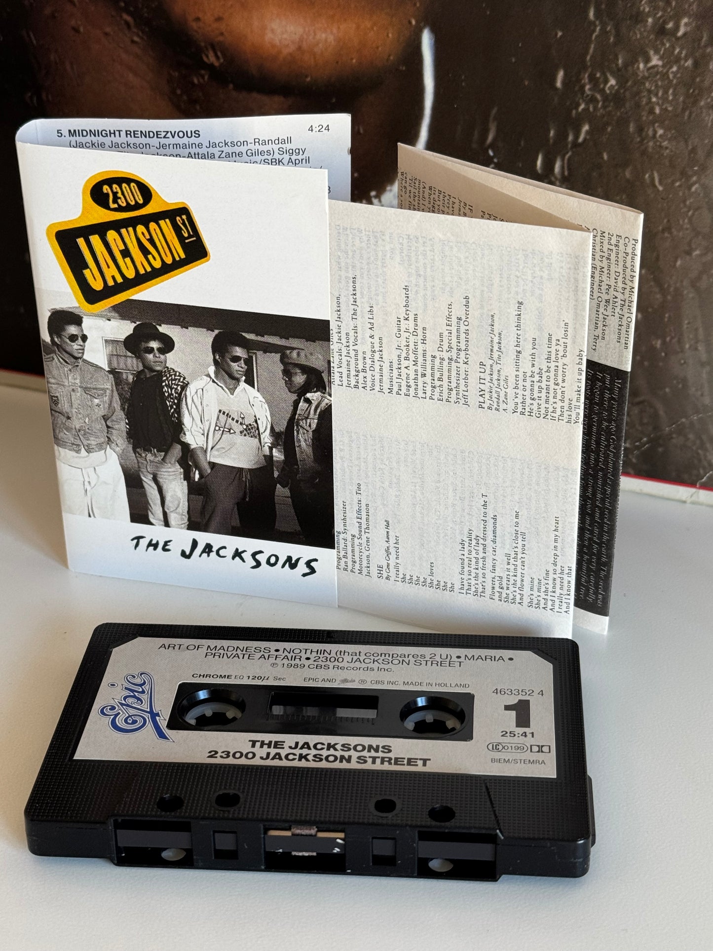The Jacksons K7 2300 Jackson Street cassette audio 1989