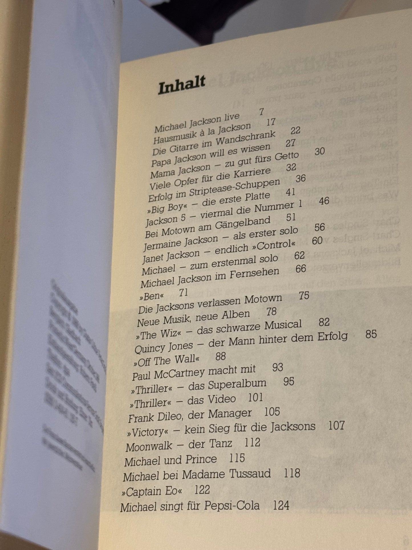 Livre Das Michael Jackson Kultbuch 1988