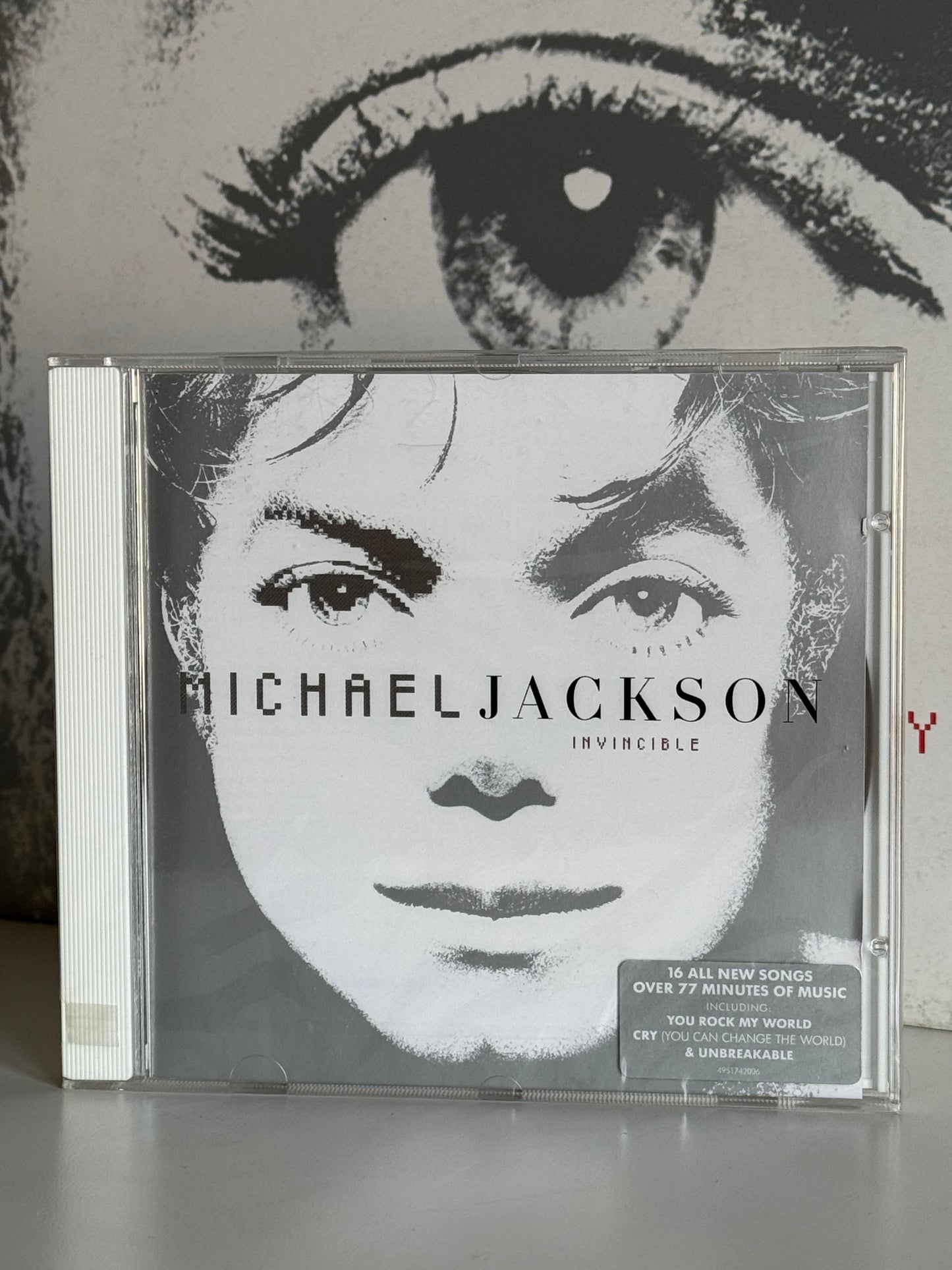 Michael Jackson CD Invincible Silver cover Neuf blister 2001