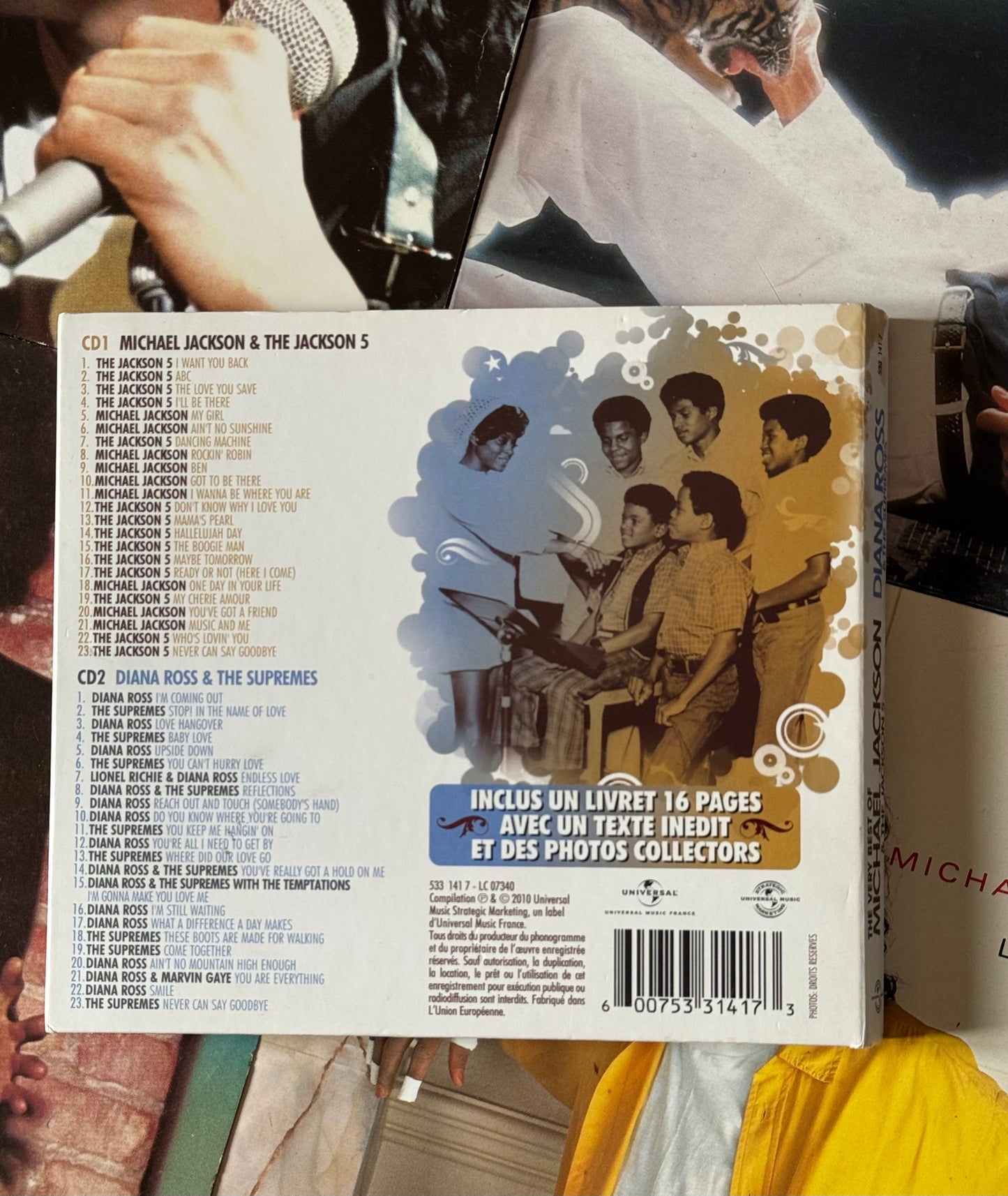 Michael Jackson CD The Very Best Of The Jackson 5 Diana Ross The Supremes