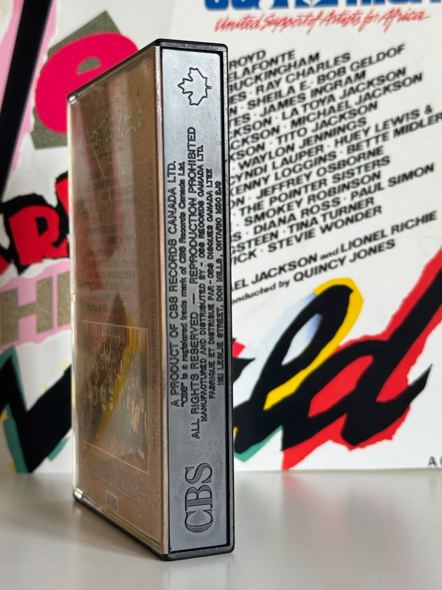 Michael Jackson K7 We Are The World USA for Africa Cassette audio 1985