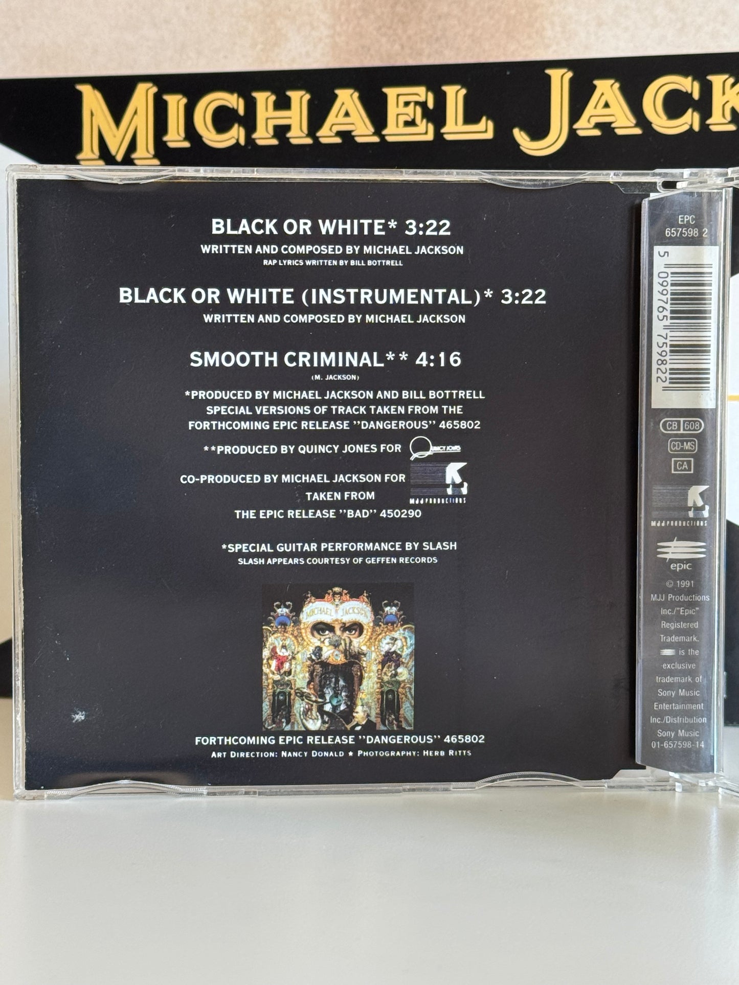 Michael Jackson CD Maxi Single Black Or White 1991
