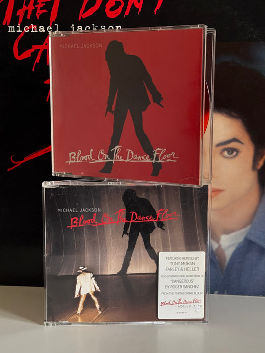 Michael Jackson Pack Blood on the dance floor 2 CD Single UK Red
