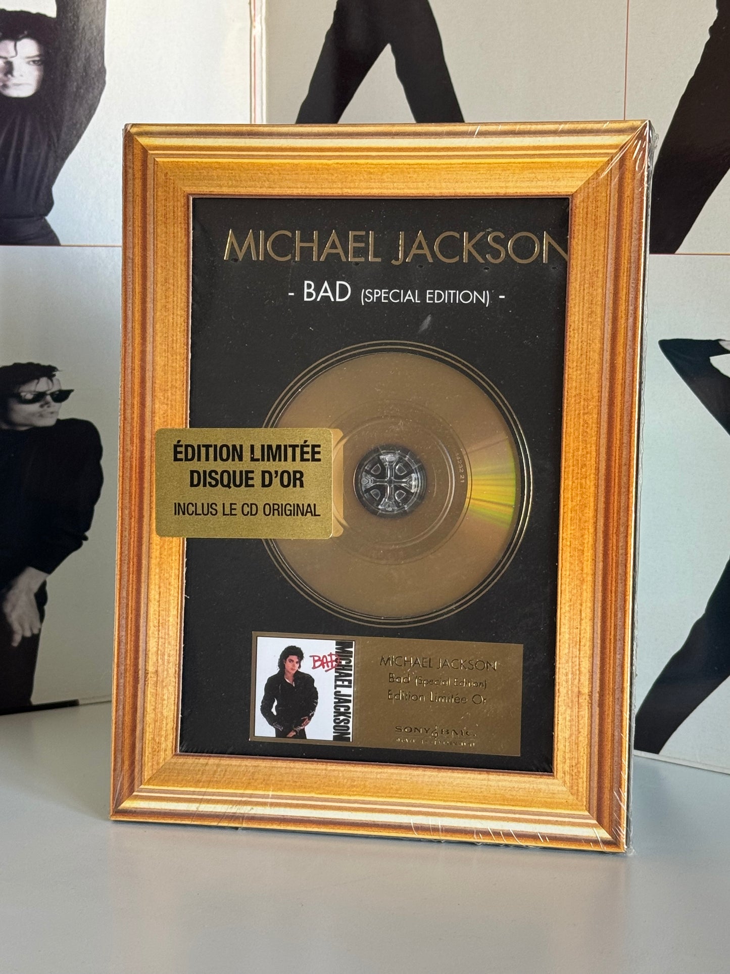 Michael Jackson Bad CD Limited Edition Or Gold