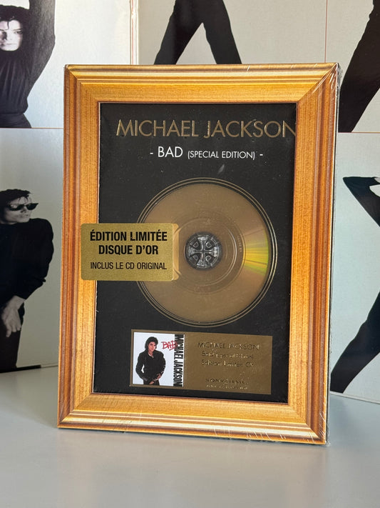 Michael Jackson Bad CD Limited Edition Or Gold