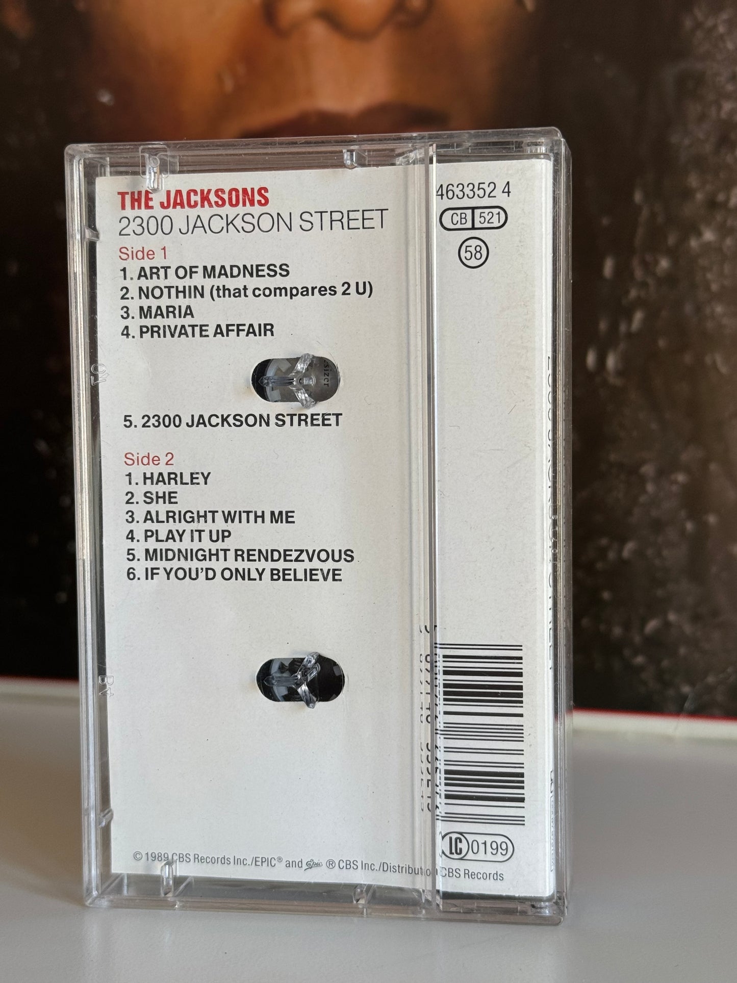 The Jacksons K7 2300 Jackson Street cassette audio 1989