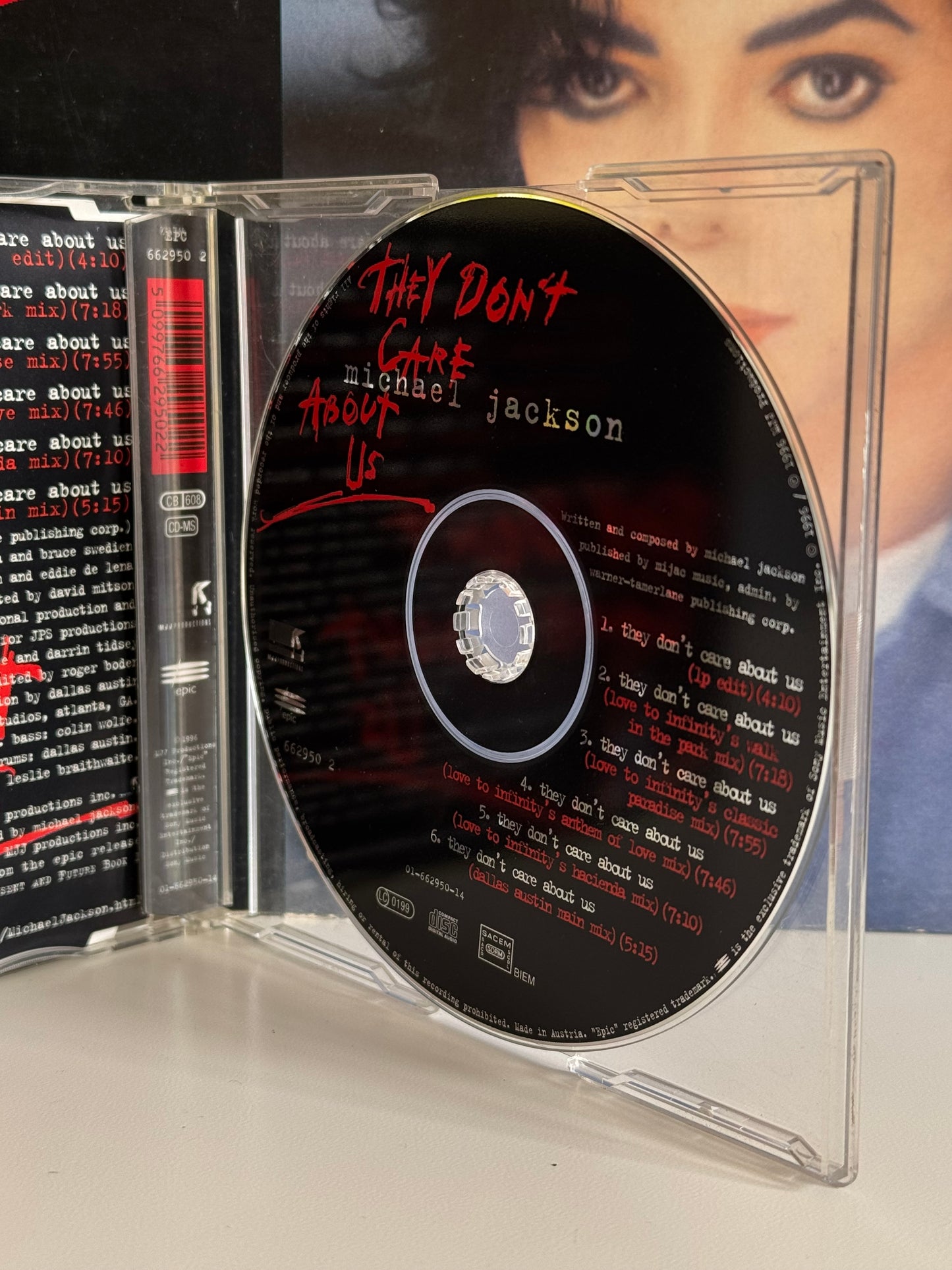 Michael Jackson Lot 2 CD They Don't Care About Us