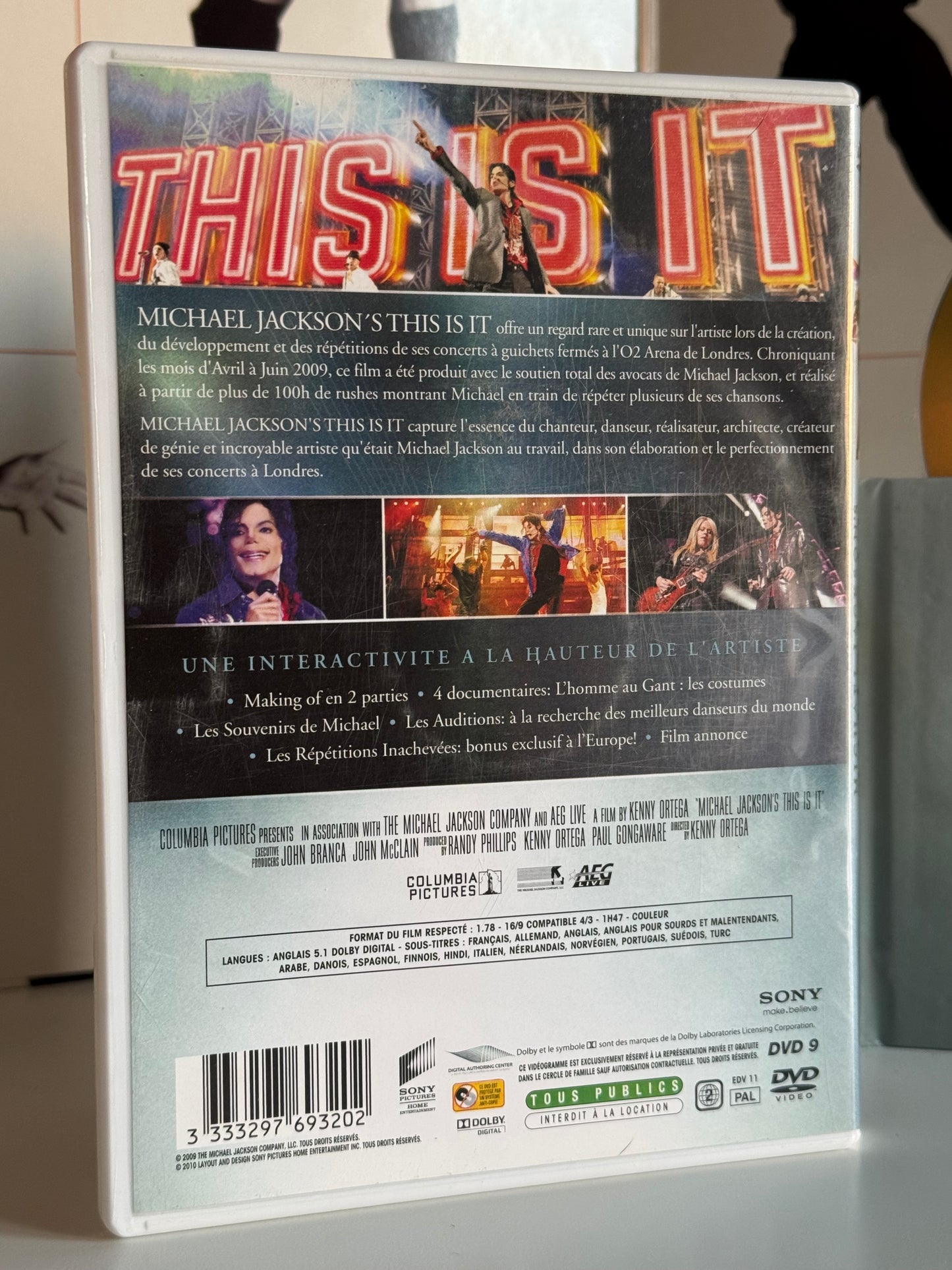 Michael Jackson Pack This is it DVD + 2 CD