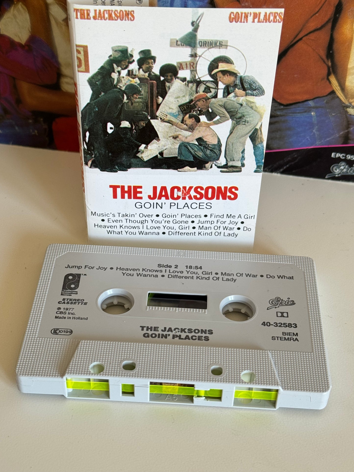 The Jacksons K7 Goin Places cassette audio 1977