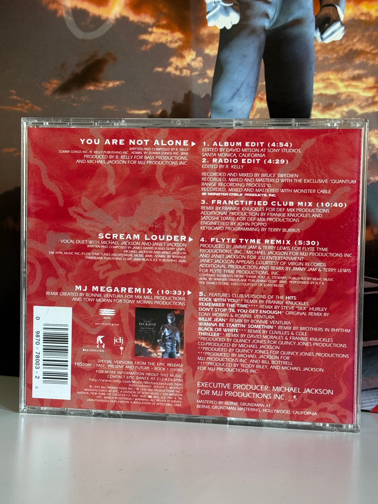 Michael Jackson CD You Are Not Alone The Remixes Import US