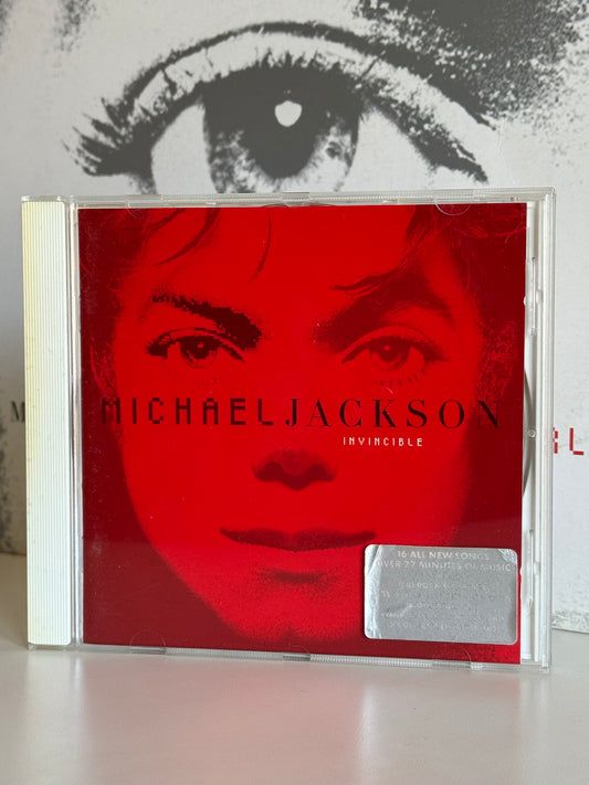 Michael Jackson CD Invincible Red cover 2001