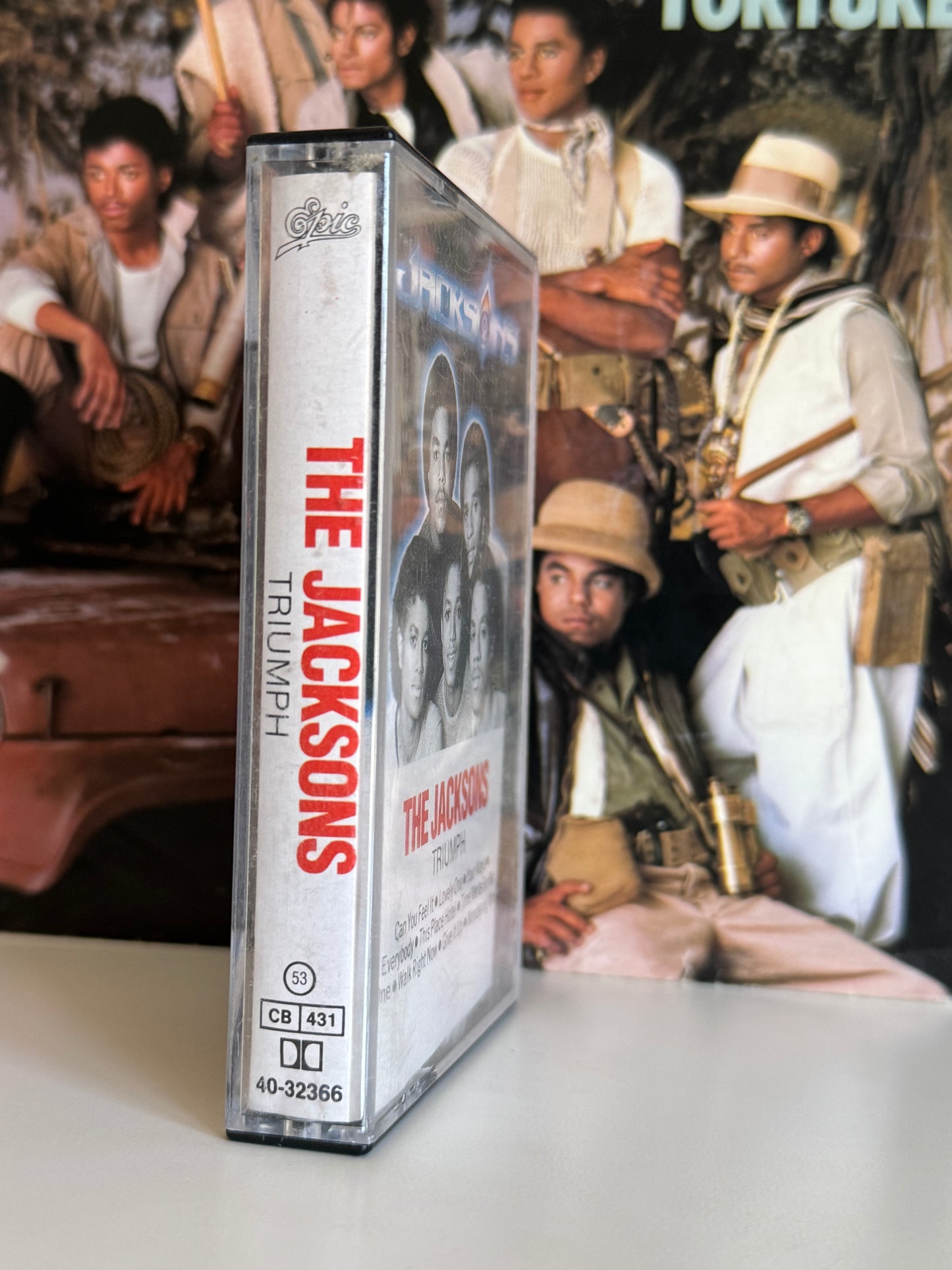 The Jacksons Triumph K7 cassette audio 1980