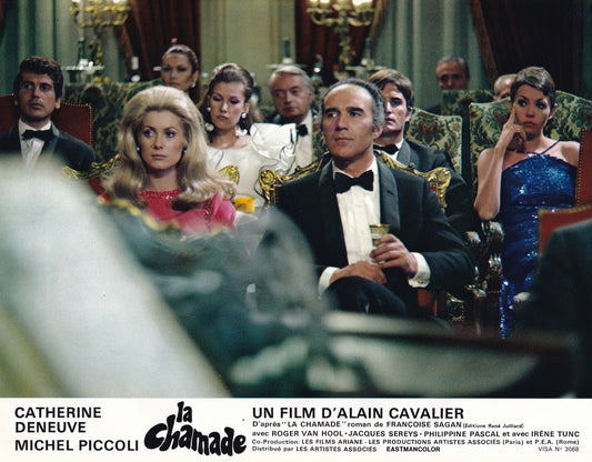 Lobby card La Chamade, Catherine Deneuve & Michel Piccoli, 1968 #1