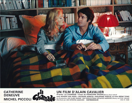 Lobby card La Chamade, Catherine Deneuve & Roger Van Hool, 1968 #6