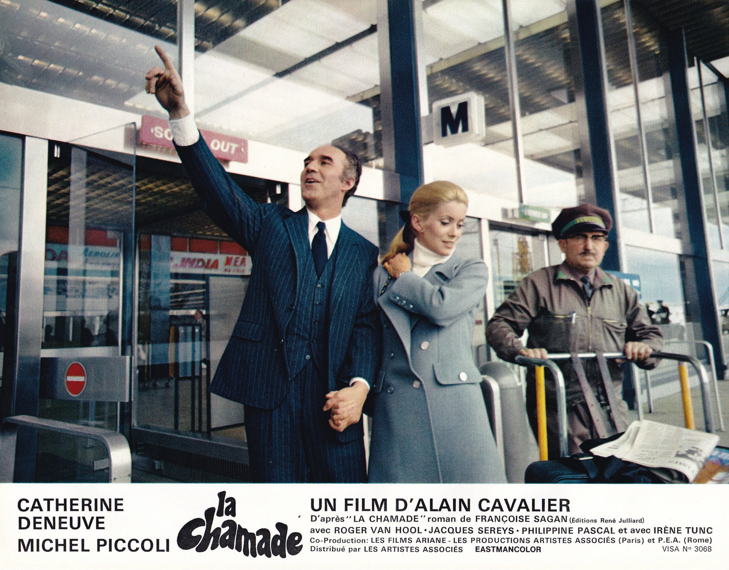 Lobby card La Chamade, Catherine Deneuve & Michel Piccoli, 1968 #13