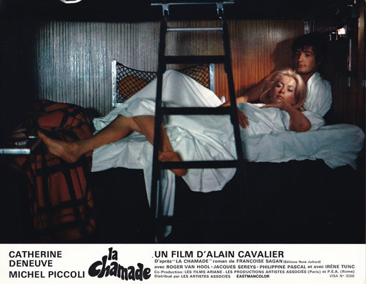 Lobby card La Chamade, Catherine Deneuve & Roger Van Hool, 1968 #15