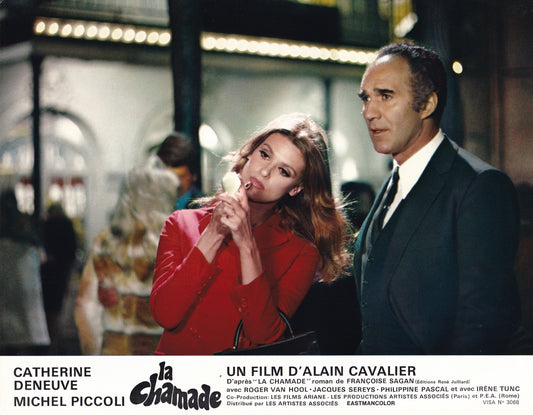 Lobby card La Chamade, Irène Tunc & Michel Piccoli, 1968 #17