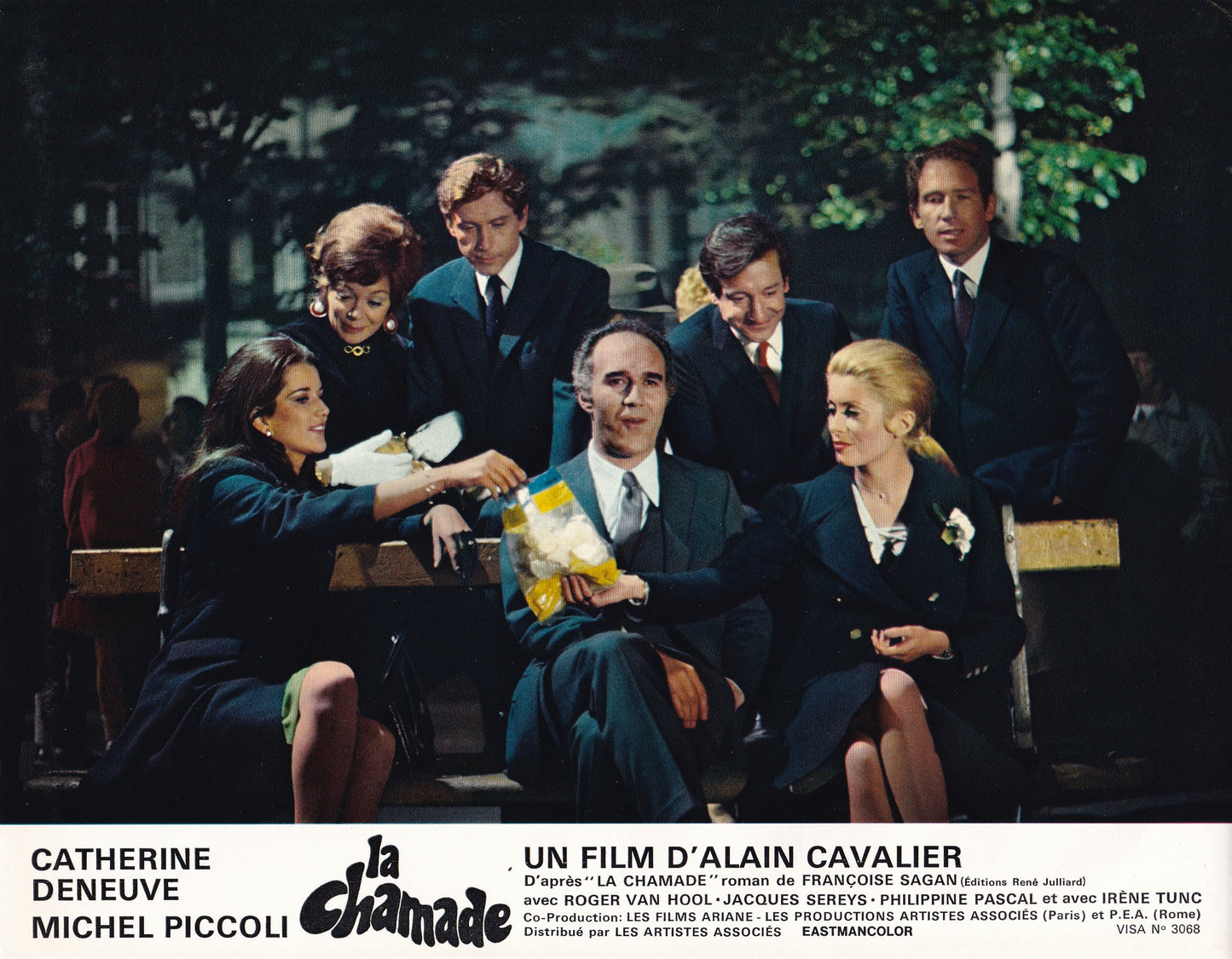 Lobby card La Chamade, Catherine Deneuve & Michel Piccoli, 1968 #24