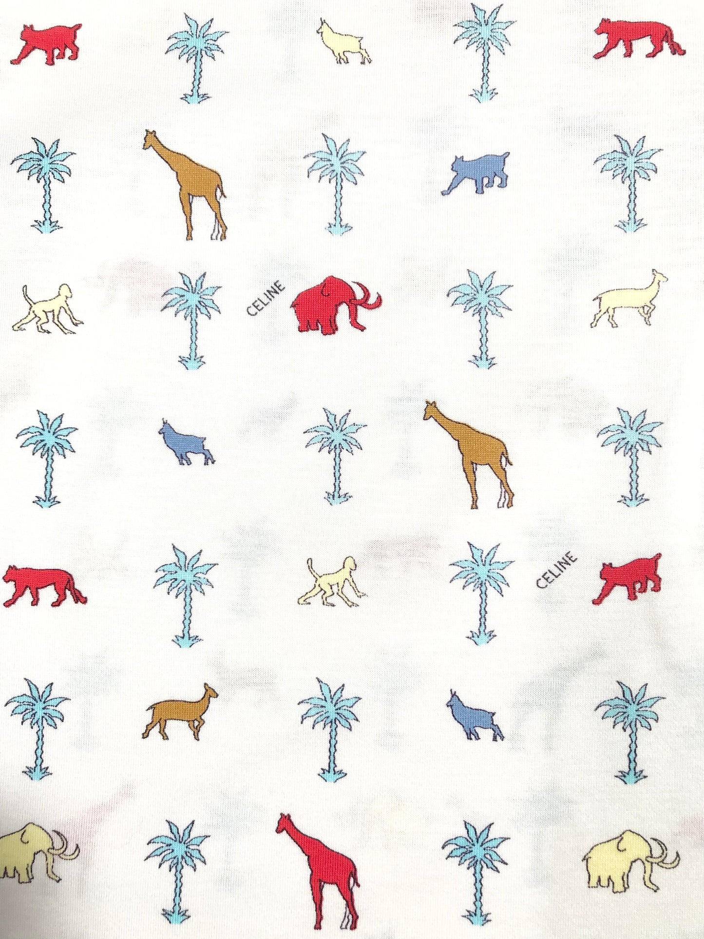 Polo Céline motif safari