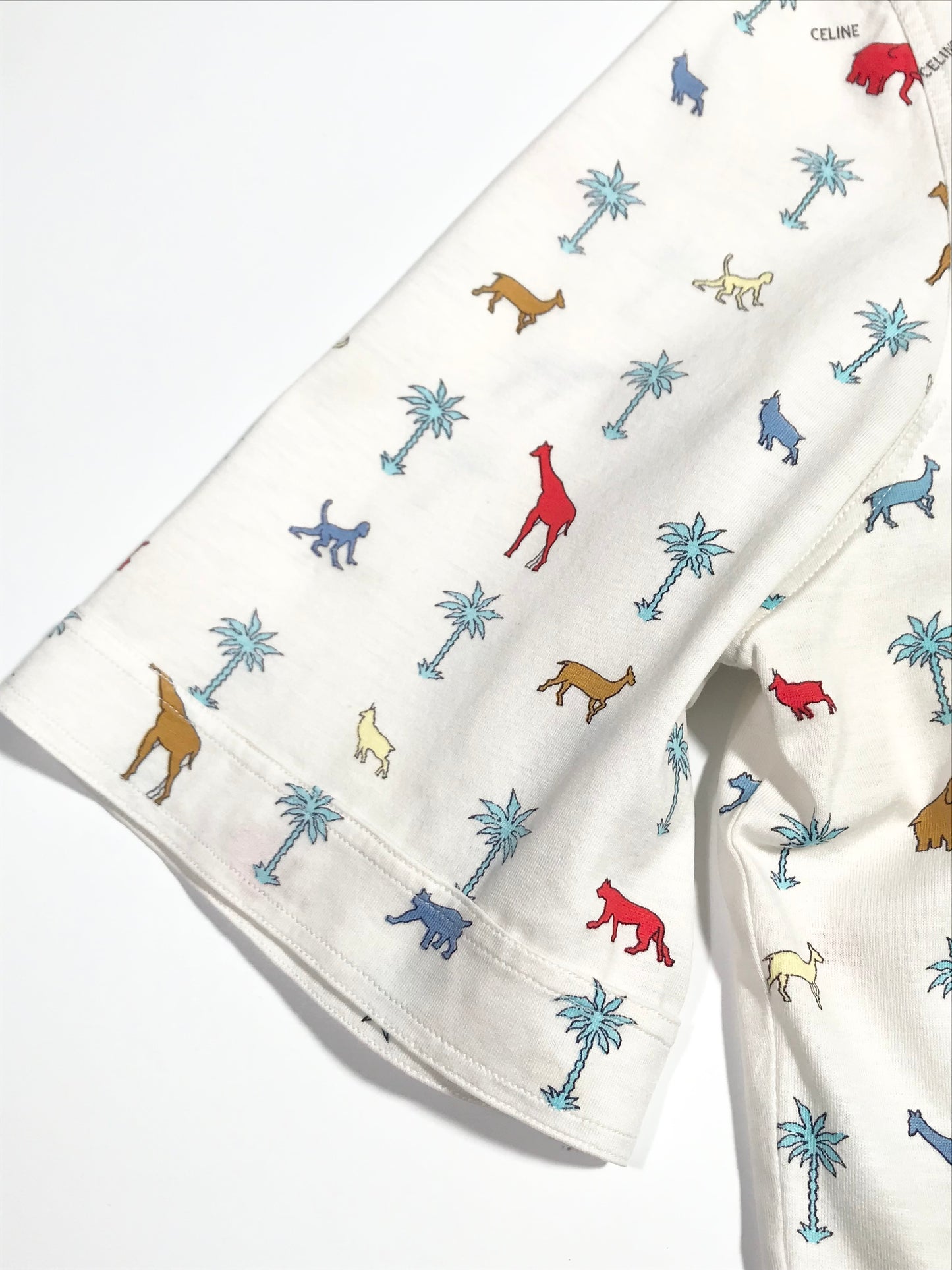 Polo Céline motif safari