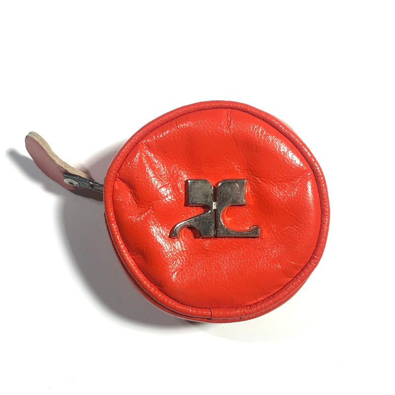 5. Courrèges circle orange purse