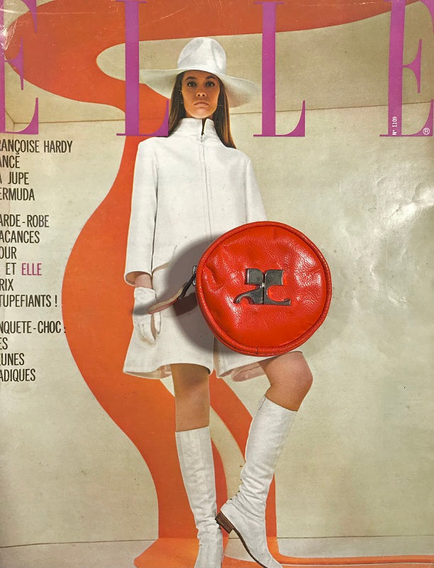 5. Courrèges circle orange purse