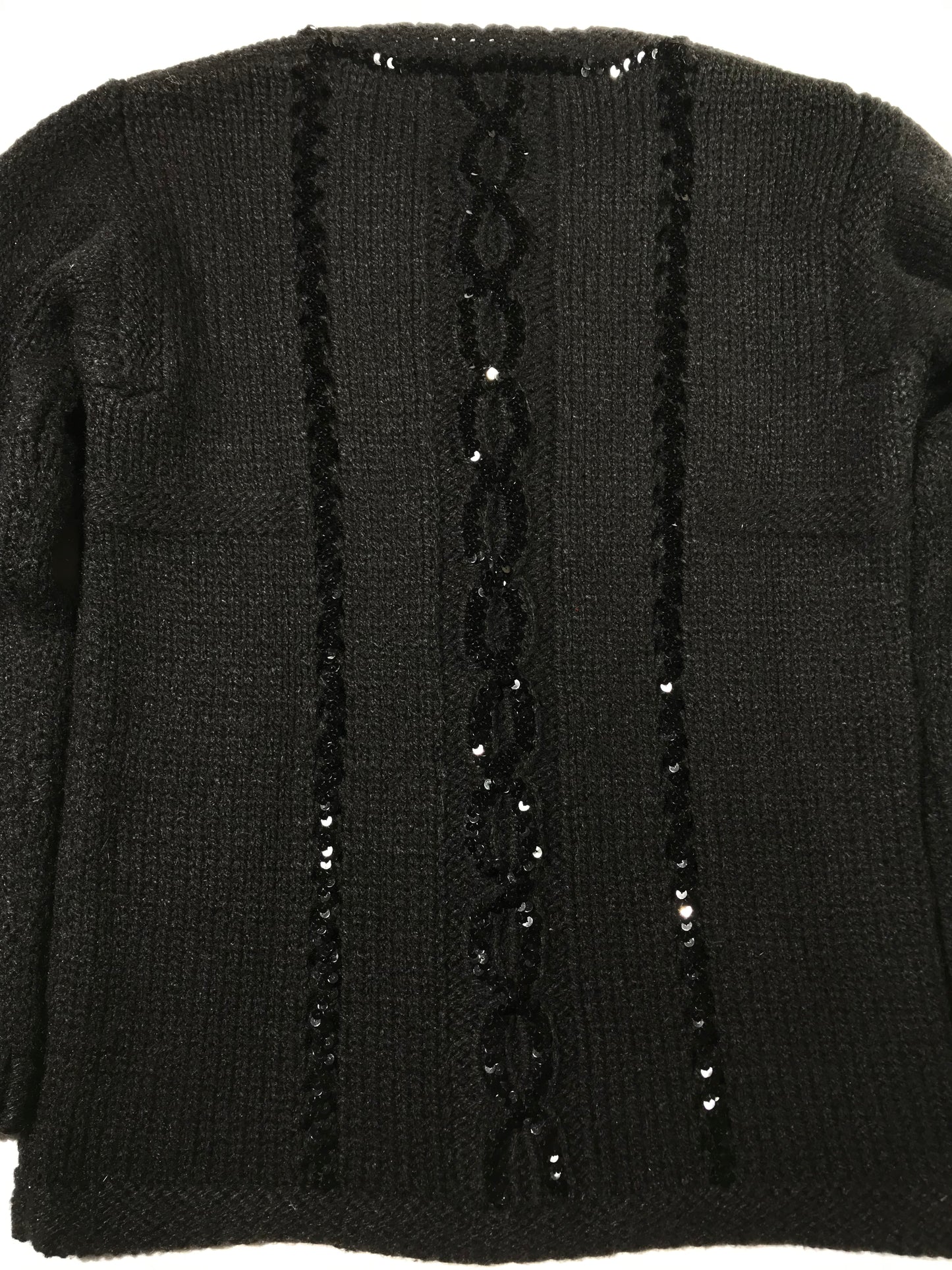 Pull Courrèges noir à sequins