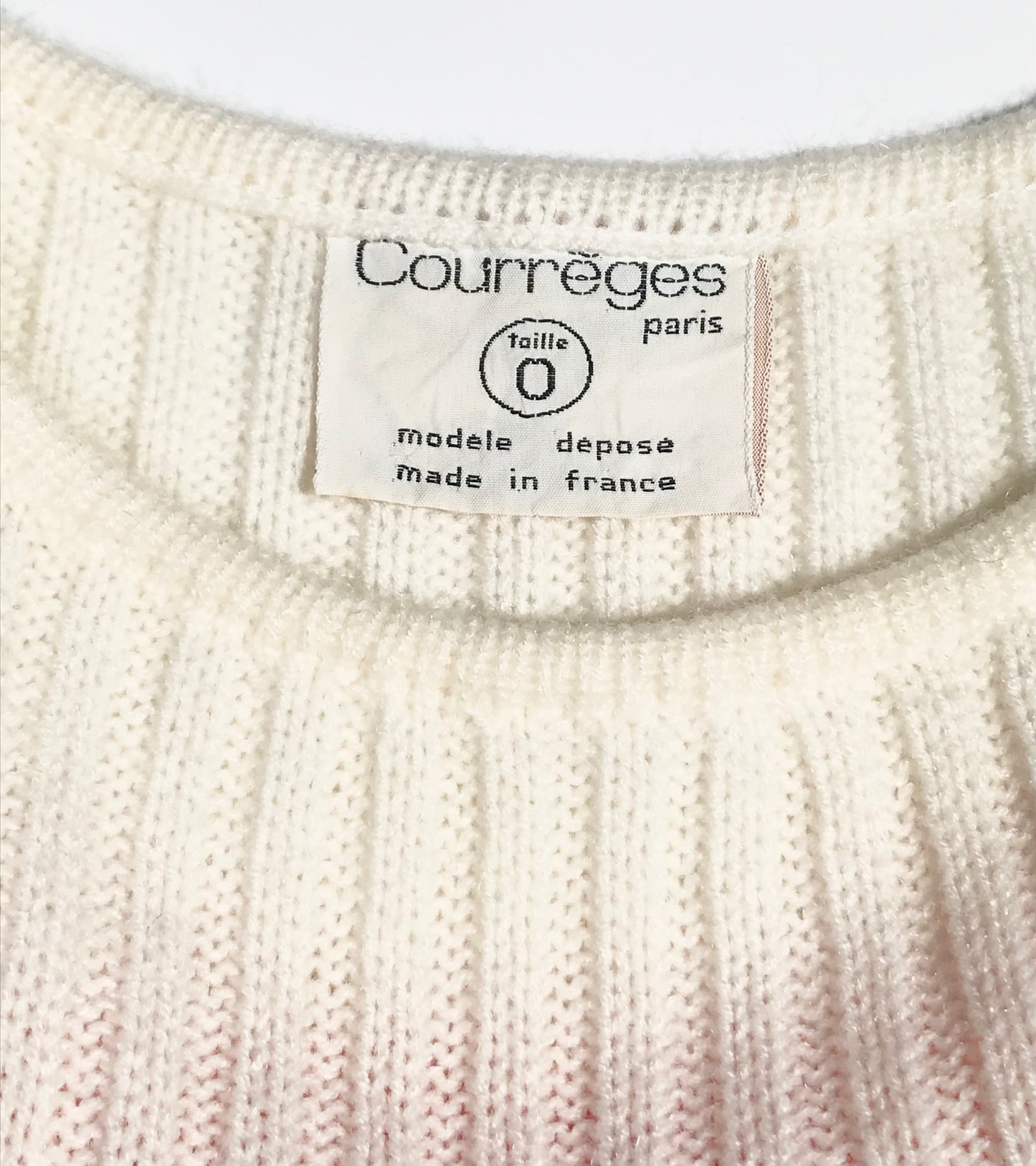 Pull Courrèges bicolore