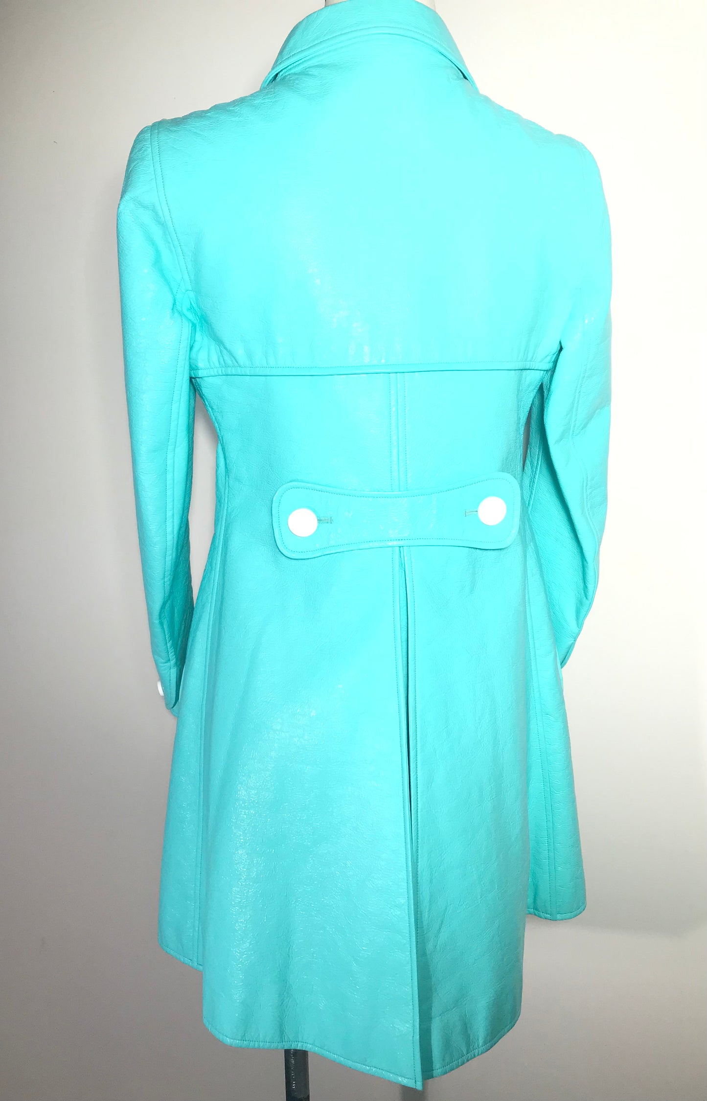 Courrèges vinyl trench coat