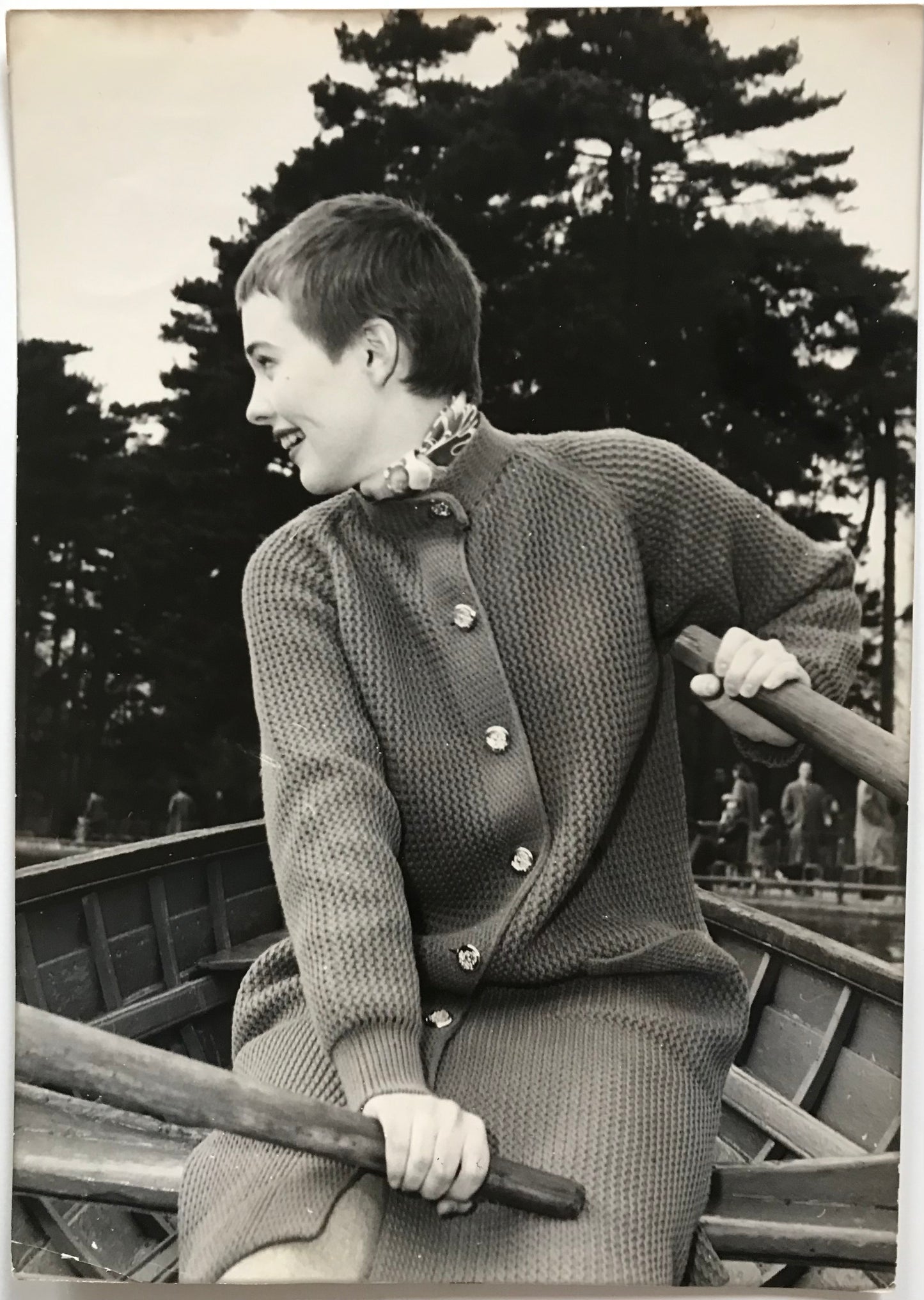 Jean Seberg au Bois de Boulogne, 1957