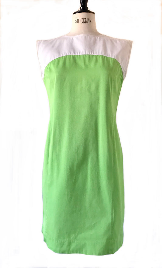 Robe Courrèges vert fluo