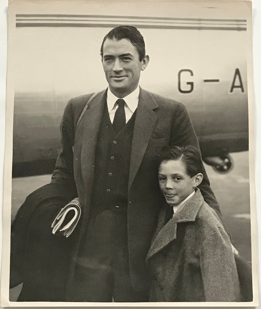 Gregory Peck, London Airport, 1953