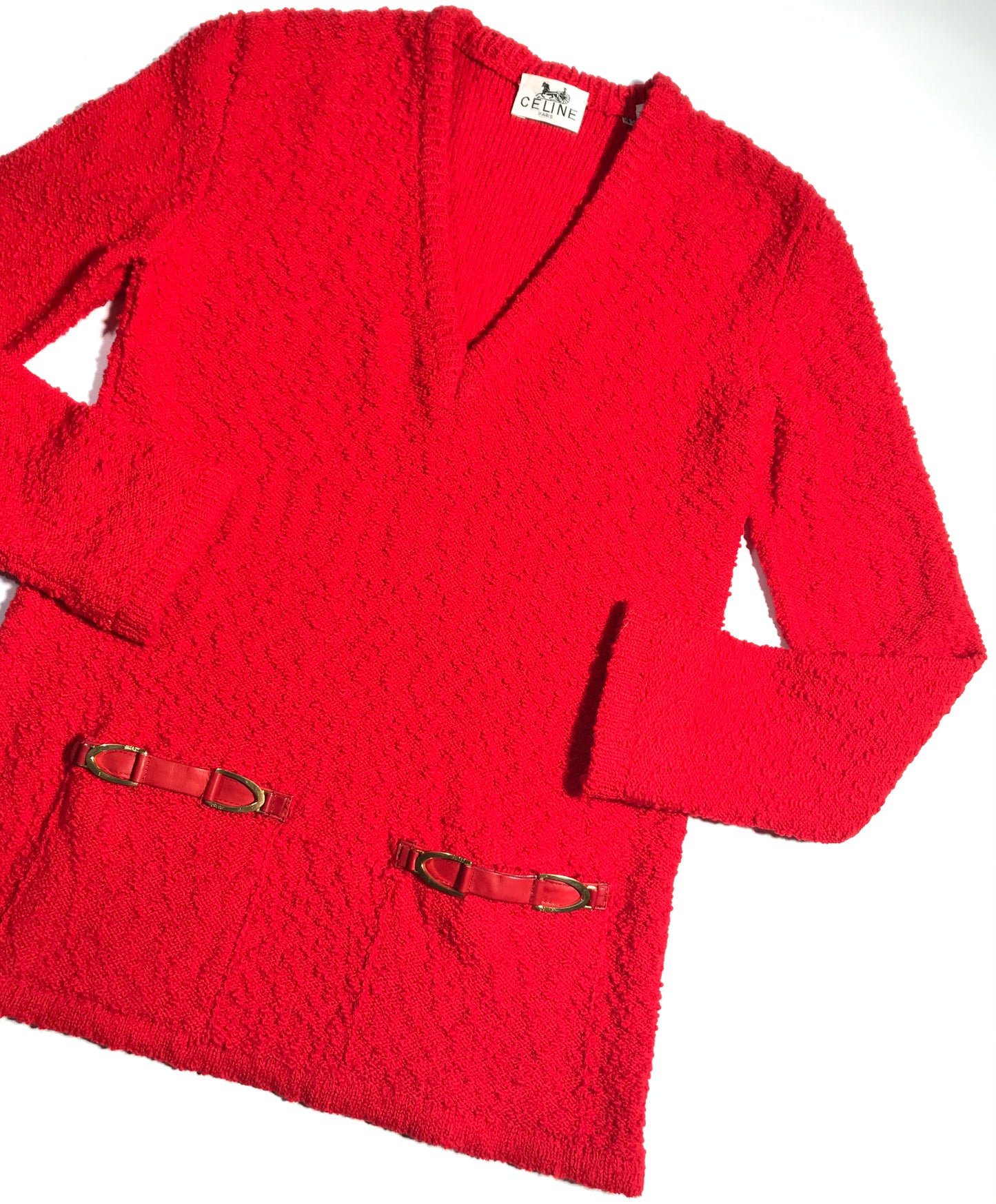 Pull Céline laine rouge