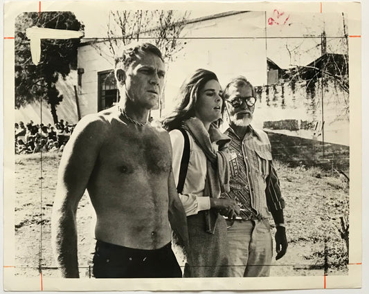 Steve McQueen, Ali MacGraw & Sam Peckinpah, "The Getaway" - 1972